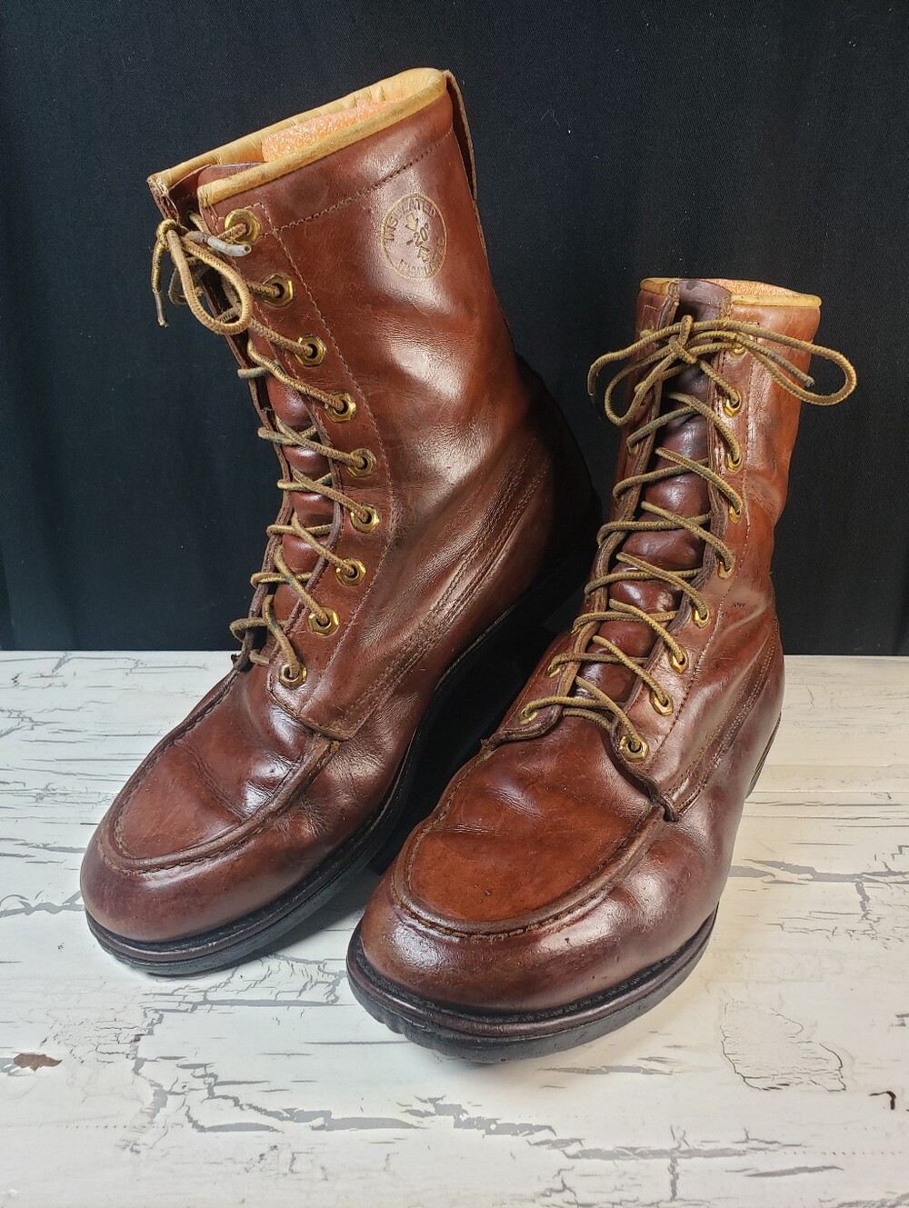 Herman Survivors Insulated -20° Leather Moc-Toe Work Boots - Men's size 11 M